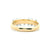 14K Two-Tone Gold 0.30cttw. Diamond Wrap Over Twist Fashion Ring