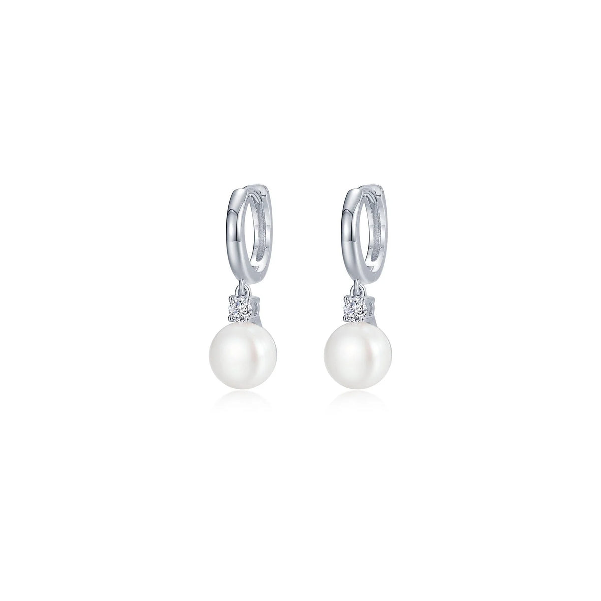 Lafonn Simulated Diamond &amp; Cultured Freshwater Pearl Earrings E0608PLP