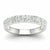 1 Carat Round Lab Grown Diamond 14K Gold Anniversary Band