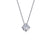 Lafonn Simulated Diamond 1.50ct East West Prong Solitaire Necklace N0175CLP20