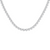 2 Carat Round Lab Grown Diamond 14K Gold Half Eternity Tennis Necklace