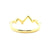 14K Yellow Gold 0.34cttw. Diamond Heartbeat Fashion Ring