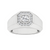 3/4 Carat Round Lab Grown Diamond 14K Gold Anniversary Ring