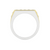 1 Carat Round Lab Grown Diamond 14K Gold Channel Set Band