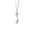 14K White Gold 0.51cttw. Diamond Clover Pendant Necklace