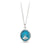 One Day at a Time Capri Blue True Colors Talisman Necklace