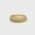 14K Yellow Gold 0.25cttw. Diamond Brushed Finish Fashion Ring