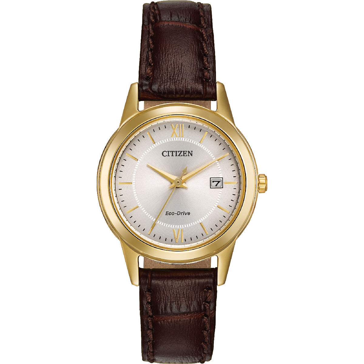 Citizen eco drive ladies leather strap sale