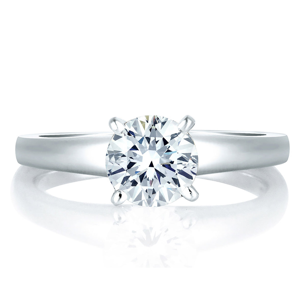 Classic Solitaire Diamond Engagement Ring